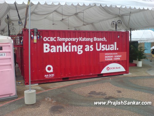 OCBC temporary Katong branch