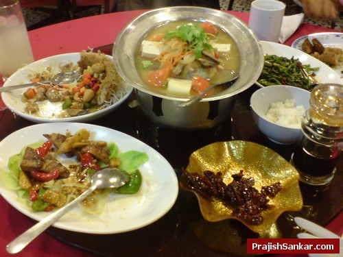 All the vegetarian dishes I