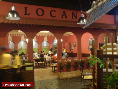 One of the seating areas inside Marche Restaurant