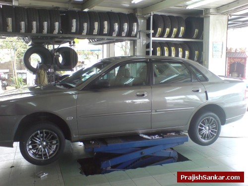All 4 new rims and tyres have been fixed