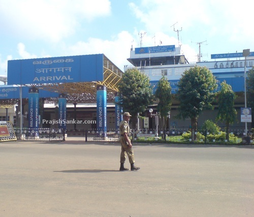 Current Tiruchirappalli (Trichy) airport. Highly secured with military.. Current Tiruchirappalli (Trichy) airport