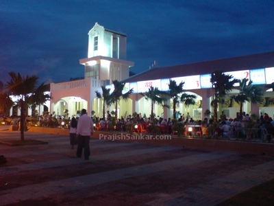 Portuguese settlement food court for seaside dining