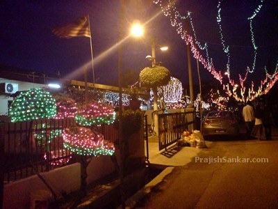 Portuguese settlement street decorations